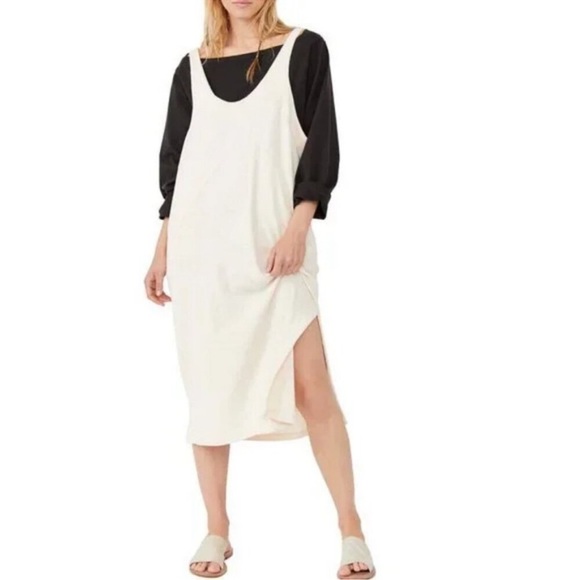 Free People Dresses & Skirts - Free People Beach Be Happy White Cream Dress